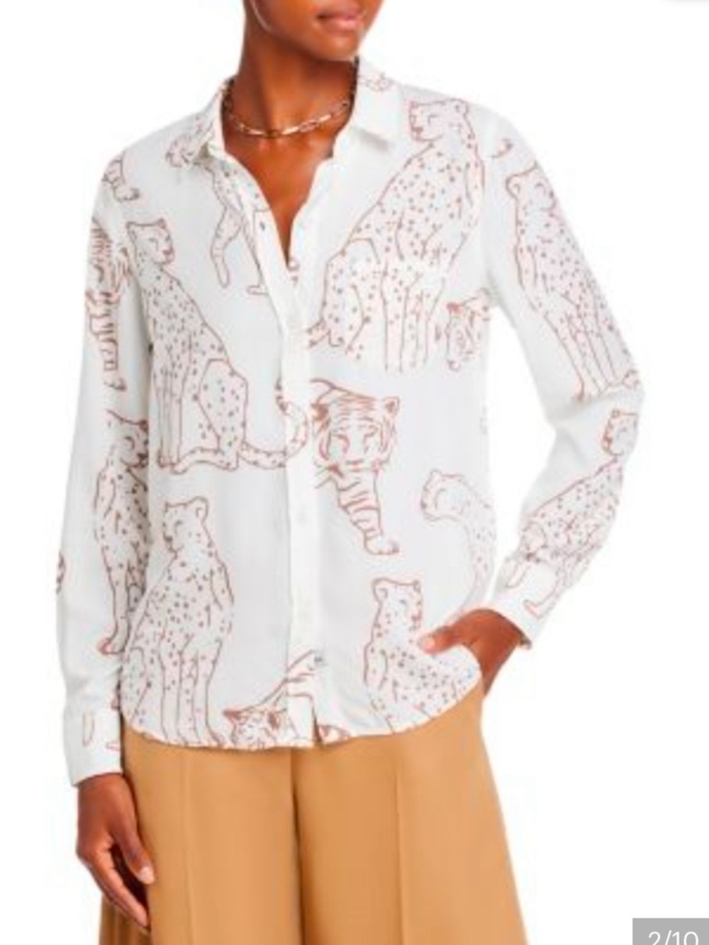 Rails Kathryn Wildcats Button Down Long Sleeve Top